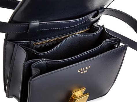 celine box bag black hardware|pre owned celine bags.